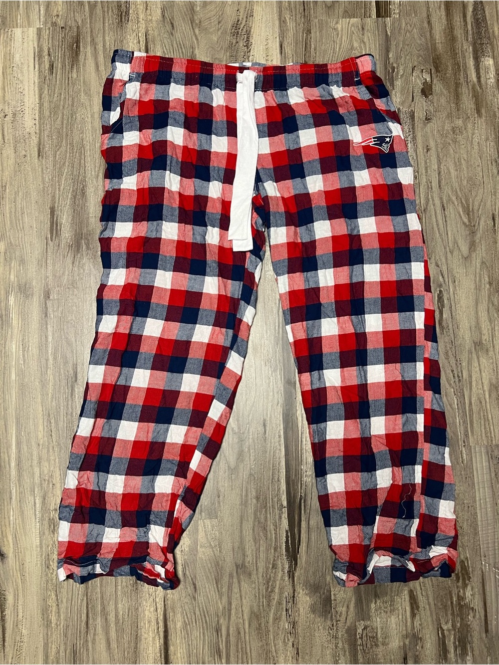 NFL Red, White & Blue Plaid Lounge Pajama Pants